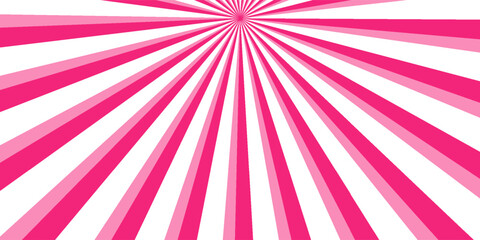Pink white cream candy vector swirl. Candy color 3d sunburst background for summer poster, banner, christmas greeting or invitation card. Sweet rotating. Vector illustration © wahyu