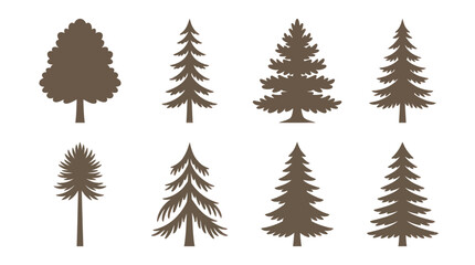 Collection of tree silhouettes © Alexa