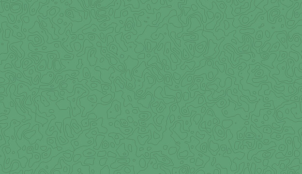 Elegant green and black contour line pattern background for modern graphic projects