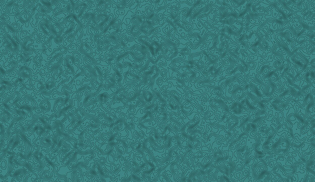 Teal green contour line pattern background for professional digital media projects