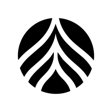 Modern Round Abstract Symbol for Branding
