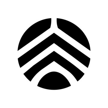 Modern Round Abstract Symbol for Branding