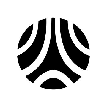 Modern Round Abstract Symbol for Branding