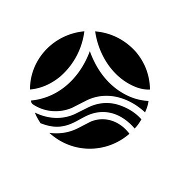 Modern Abstract Circular Branding Element Vector