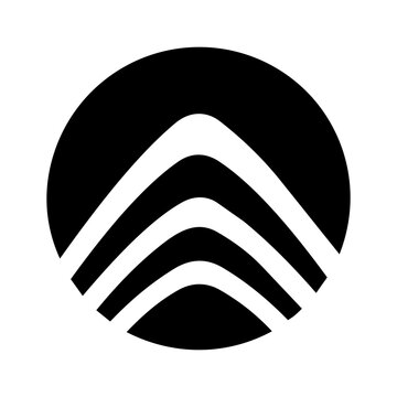 Modern Abstract Circular Branding Element Vector