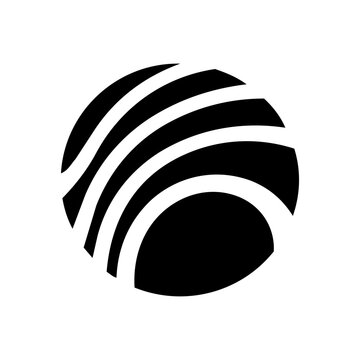 Modern Abstract Circular Branding Element Vector