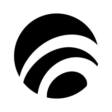 Minimal Circular Graphic Element Vector