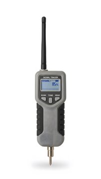 Electronic signal tracer tool with antenna and digital display for network troubleshooting task