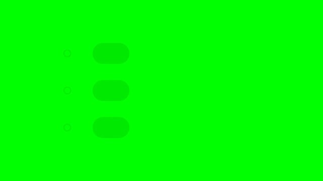 Green Screen Checklist To-Do List Animation - Black Bullet Points Document Task Motion Graphic