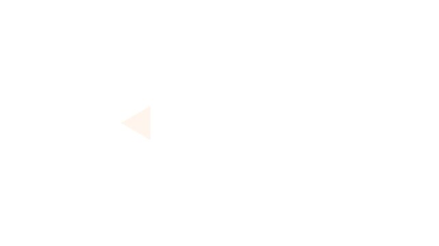 Minimalist loading animation with orange fading triangles on white background, progress indicator