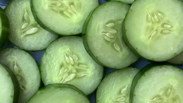 cucumber slices background