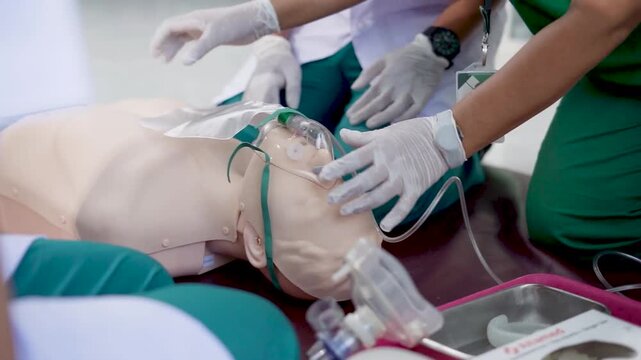 Clinical Simulation of Emergency Oxygen Administration by Healthcare Students