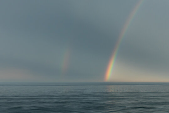 Double rainbow at North Sea