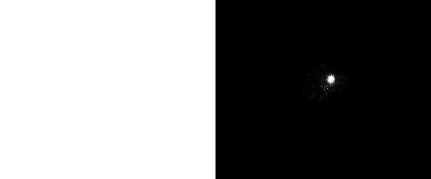 Minimalist split screen background, high contrast black and white design, abstract conceptual art representing duality and balance