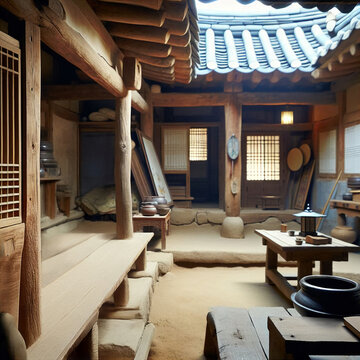 traditional Korean house _Generative AI