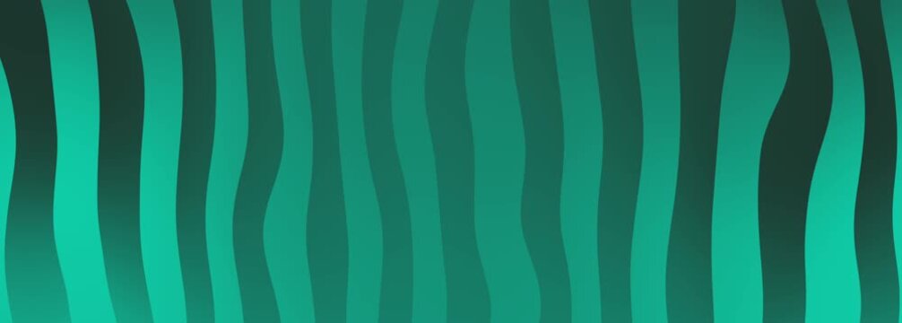 Dark green wavy vertical stripes teal background abstract pattern cool color texture.
