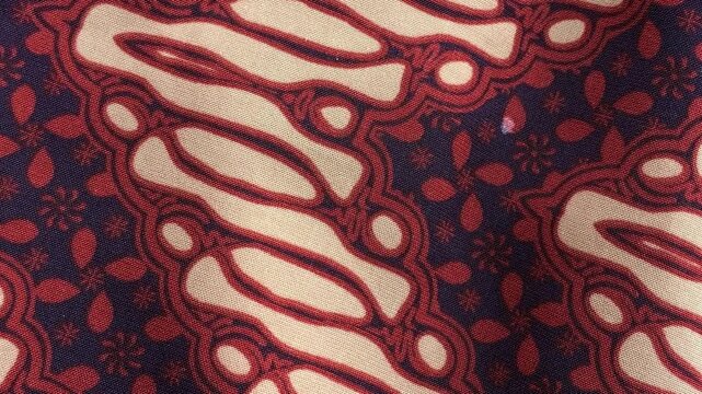 seamless pattern with red flowers