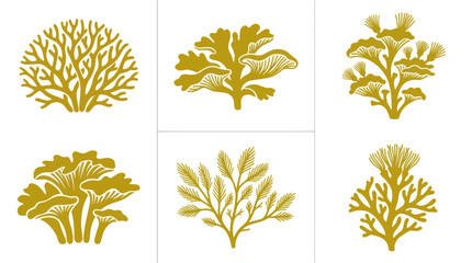 Illustrations of diverse coral reef life forms © KaskusLabs