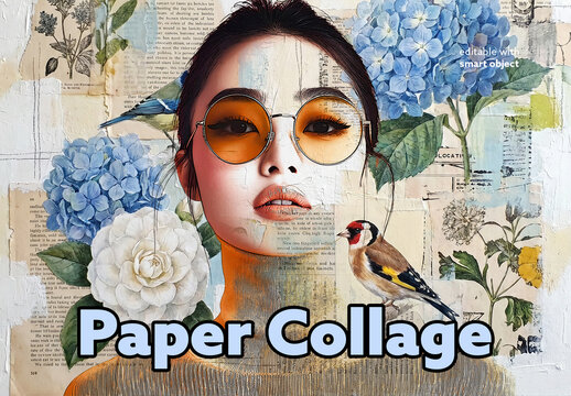 Paper Collage Photo Effect