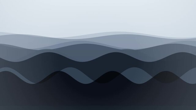 Stylized 2D animation of a sinking ship in the ocean with rescue boats searching for survivors among floating debris and life rafts