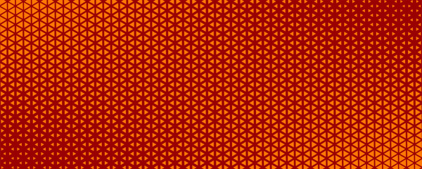 Obraz premium Abstract red, orange and yellow triangle shapes vector background