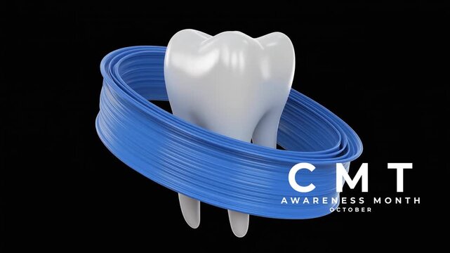 Charcot-Marie-Tooth Disease Awareness Month Raising Awareness of Neuromuscular Health and Patient Support. Animation Video.