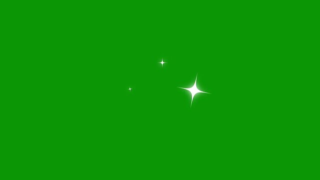 Abstract Green and Black Stripes with Sparkling Particles Motion Background for Digital Graphics