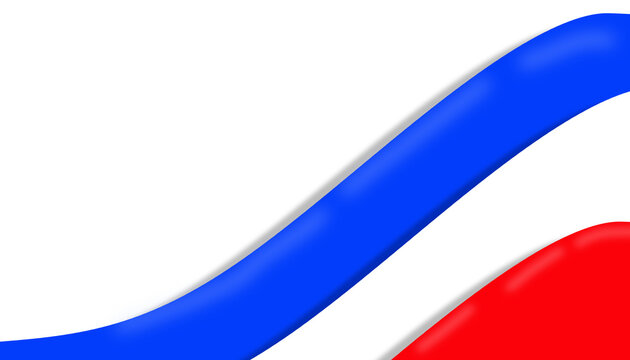 Red and blue border sports style background. isolated on png background.