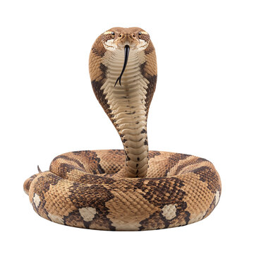 Coiled Precision A Studio Portrait of the Rattlesnake