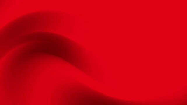 Silk wave fabric texture in bright red with abstract patterns and color gradient. Perfect for fashion design and backgrounds.