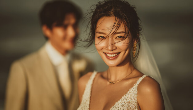 Romantic Wedding Couple Portrait Session