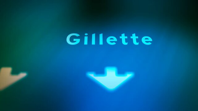 Crime Filler Shot - Cinematic Wyoming State Highway Sign - Gillette