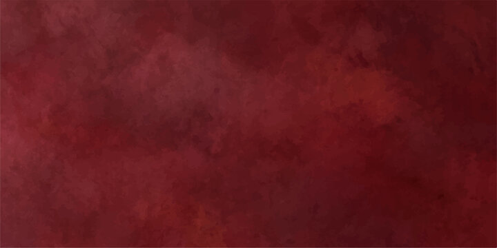 Deep burgundy background with weathered red texture. Abstract tonal grunge pattern with fine grain. Modern vector design for poster wallpaper and copy space.