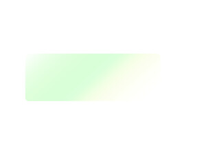 Obraz premium Dark green gradient rectangle shape on transparent background