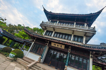 Obraz premium Traditional Chinese Temple in Wuxi, Jiangsu Province