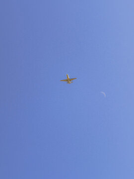airplane in the sky