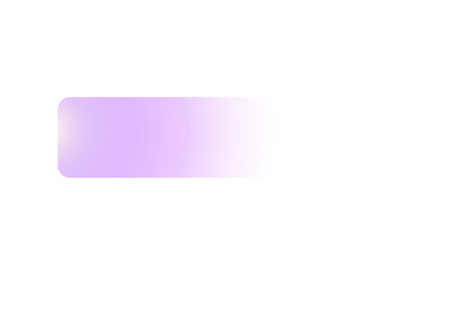 Purple gradient rectangle shape with rounded corners on transparent background
