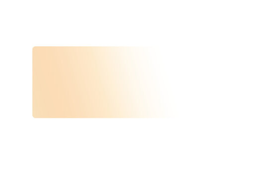 Brown gradient rectangle shape ideal for design on transparent background
