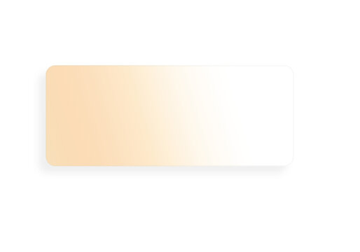 Brown gradient rectangle shape with rounded corners on transparent background