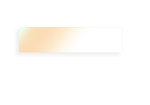 Golden gradient rectangle shape with smooth transition on transparent background
