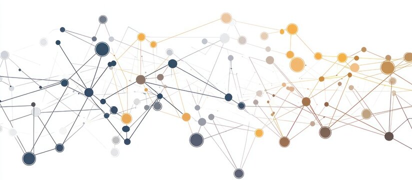 Abstract network connection; global digital landscape; website background