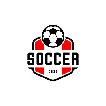 Soccer ball with shield design 