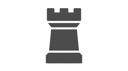Chess Rook Piece Game Symbol. © Robot
