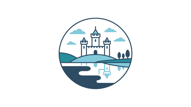 Illustration of a castle.