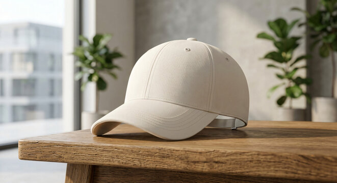 blank embroidered baseball cap mockup isolated on white background
