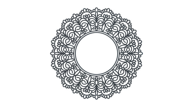 Intricate Circular Mandala Design Pattern.