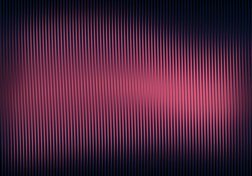 Abstract ribbed pink and purple gradient background