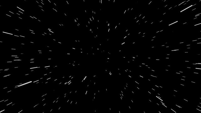 Realistic night sky filled with dense field of shining flickering stars and distant galaxies.
Space background star zoom Hyperspace jump through the stars to a distant space.4K traveling through.