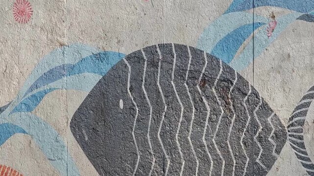 Mural Painting , Fish Image