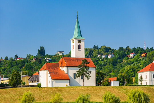 Church of Holy Trinity in town of Sveta Nedelja, Samobor region, Croatia